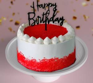 Vanilla Red Velvet Cake (500Gm)
