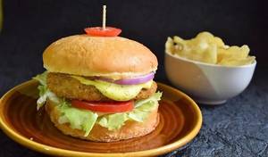 Double Cheese Paneer Burger