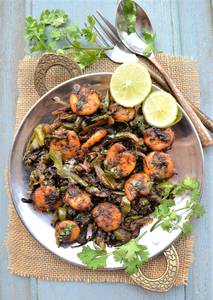 Prawns pepper fry