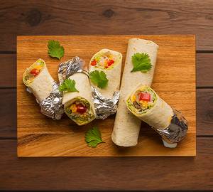 Mushroom Tikka Roll