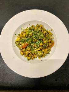 Chic Peas In Pesto Sauce