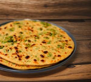Green chilli  Refined Paratha