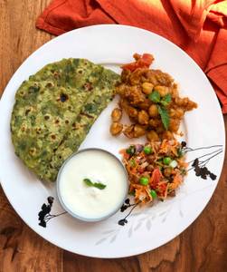 Aloo Paratha Thali