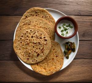 Desi ghee aloo paratha