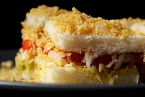 Veg Cheese Club Sandwich