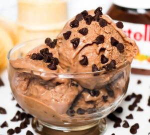Nutella chocolate ice cream
