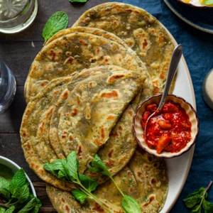 Pudina Parantha