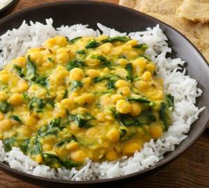 Palak Dal & Jeera Rice