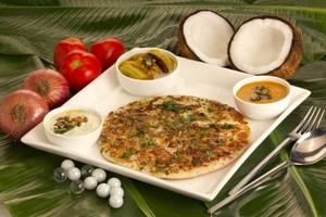 Onion Tomato Uttapam