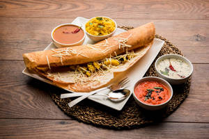 Cheese onion plain dosa