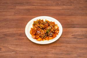 Chilly mushroom gravy