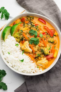 Veg Red Thai Curry 