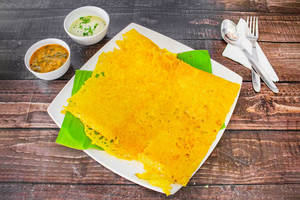 Rava Masala Dosa (Served with Chutney and Sambar)