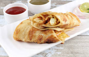 Chilli chicken roll