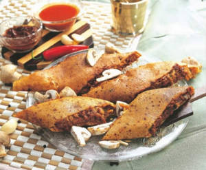 Mushroom Schezwan Dosa