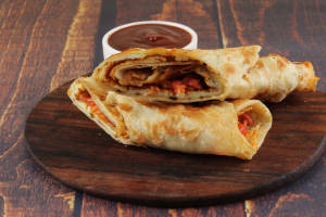 Double egg mutton roll