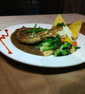 Chicken Steak Pepper Sauce
