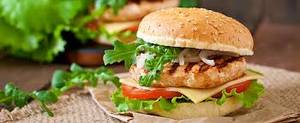Chicken cheese burger