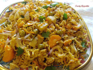 Veg Hydrabadi Biryani