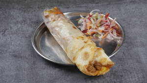 Double egg chicken roll