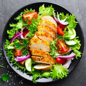 Tandoori chicken salad