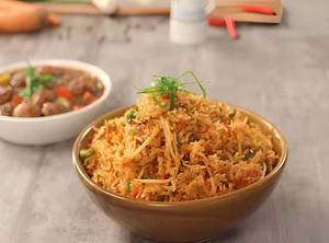 Veg Triple  Schezwan Fried Rice + 250 Ml Thumsup 