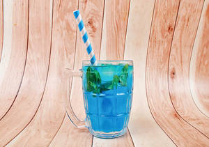 Blue Mojito Mocktail