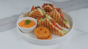 Chicken Salami & Cheese Sandwich