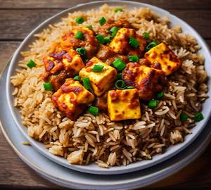 Fried Rice With Paneer Butter Masala