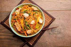 Schezwan Noodles Chicken