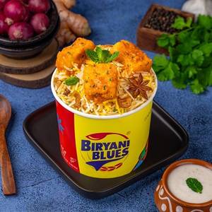 Hyderabadi Paneer Biryani Bowl + Raita