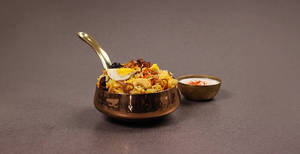Egg Biryani With Raita