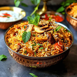 Mushroom Fried Rice