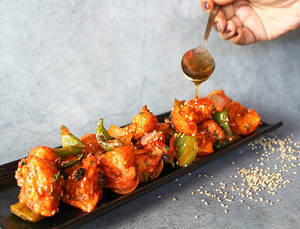 Honey Chilli Aloo