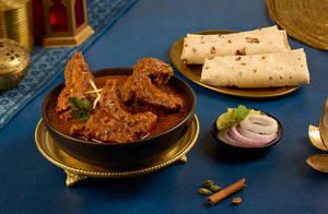 Bhuna Mutton & Roomali Roti Meal (Serves 1)