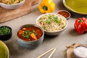 CHILLY PANEER COMBO CHOWMIEN