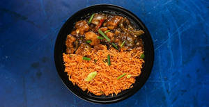 Roasted Paneer Hot Garlic + Rice