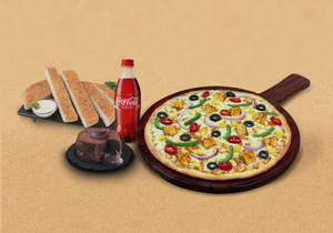 Any Large 10" Pizza + Any Garlic Breadsticks [F...