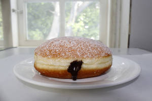 Filled Chocolate Donut