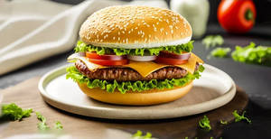 The Spice Cottage Cheese Burger