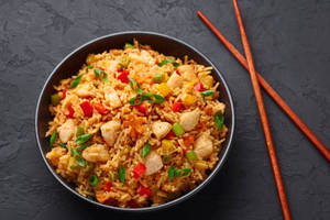 Chicken Schezwan Fried Rice