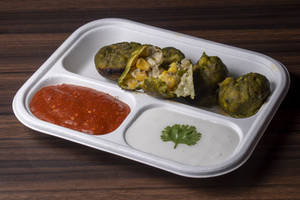 Sweetcorn Haryali Momo[8pcs]