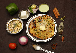Paneer Pyaaz Paratha