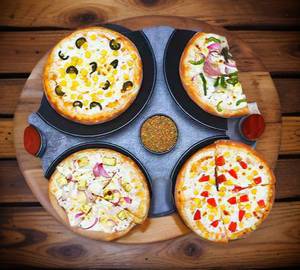 Veg Double Pizza's