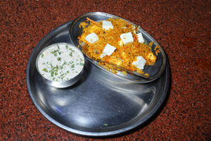 Veg Biryani with Raita