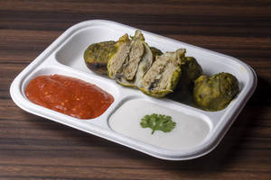 Chicken Haryali Momo [8pcs]