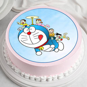 Doraemon Theme Cake