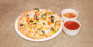 (Medium Serves 2) 10 "  Veggies Paradize Cheese Pizza