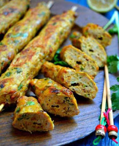 Chicken Seekh Kebab Shawarma (8 Inch)