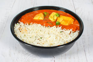 Paneer Kaju Masala Rice Bowl